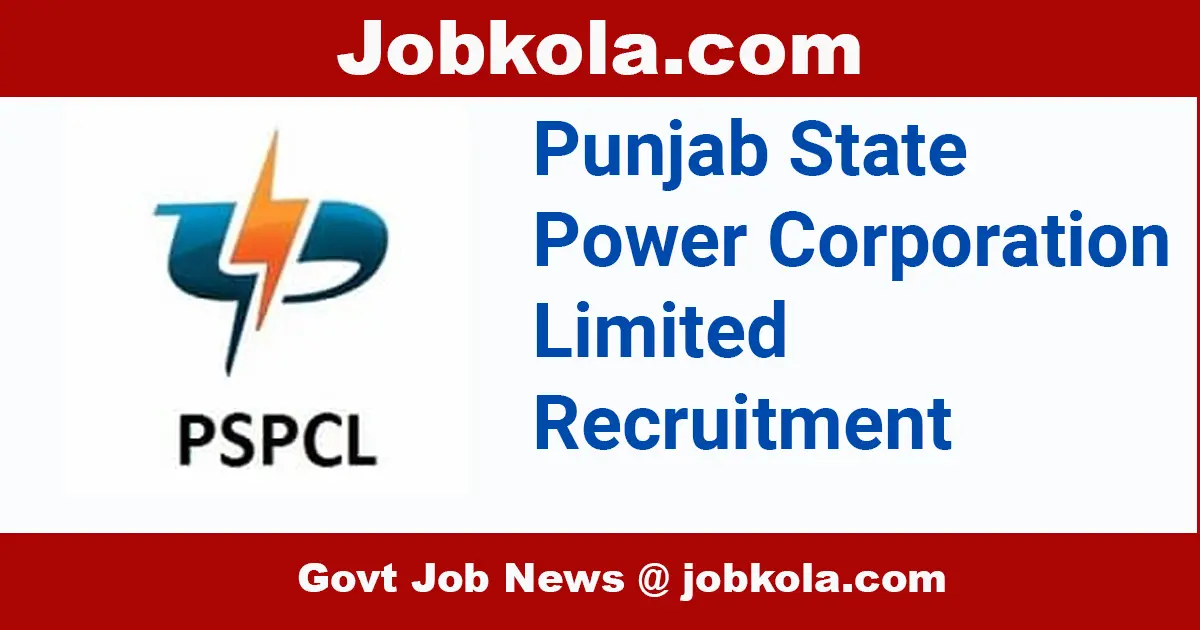 PSPCL Recruitment 2024 - Junior Plant Attendant, Electrician